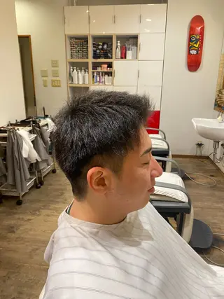 ショート メンズ 友永 風歌のヘアスタイル