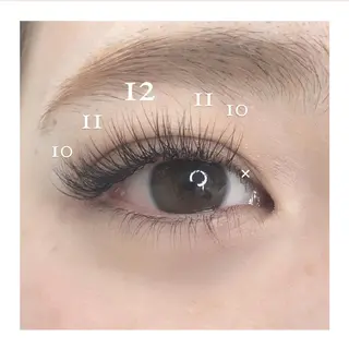 マツエク・マツパ Beauty Salon Karen所属・島袋 育子のマツエク・マツパデザイン