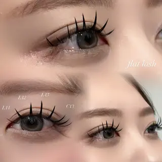 マツエク・マツパ La Brillerのマツエク・マツパデザイン