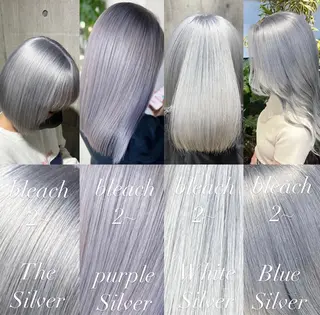 ロング カラー mimiiy梅田 中崎町ハイトーンのヘアスタイル