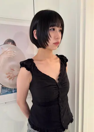 ショート riria/ボブ /ブラウンカラー🎀のヘアスタイル