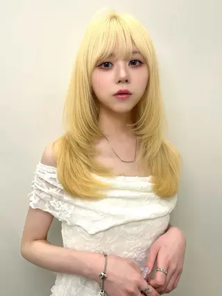 ミディアム PULSE yokohama所属・PULSE ASAHIのヘアスタイル