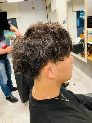 パーマ メンズ メンズ特化/パーマ/ フェードWATARUのヘアスタイル