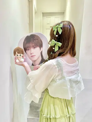 ロング 🥀暖色/エクステ/ ヘアメ/横浜/かなこのヘアスタイル