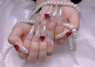 ネイル U・mi nail salon【長さ出し/パラジェル/持ち込み/定額ネイル/学割U24】所属・Uminail ゆうゆうのネイルデザイン