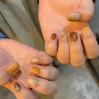 カラー ネイル scre as Etelのネイルデザイン