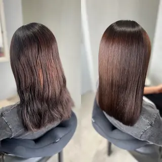 セミロング 🖤美髪師🖤 縮毛矯正🥀emiのヘアスタイル