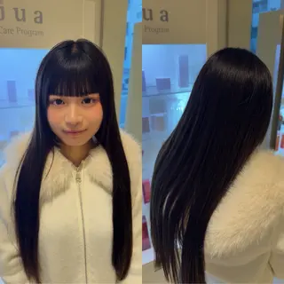 ロング 海希/ブリーチ透明カ ラー/レイヤーカットのヘアスタイル