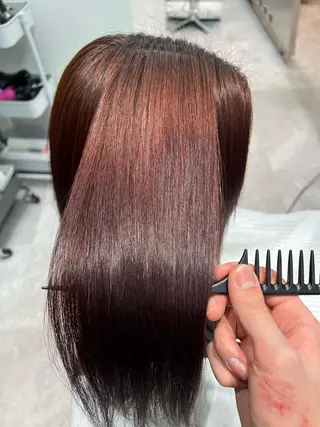 セミロング 堀江 /木下椋麻のヘアスタイル