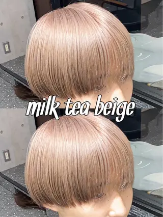 カラー パーマ/ダブルカラー ブリーチ⭐️海斗のヘアスタイル