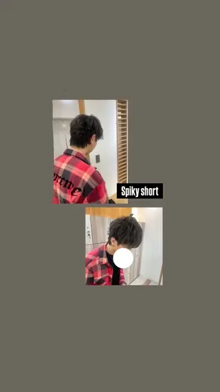 ショート Go today shaire salon所属・BLEACH 🟥 PERM 天神🏆のヘアスタイル