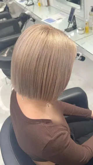 カラー レイヤー🩶盛れる カラー🎀/福岡天神のヘアスタイル