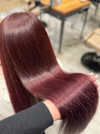 ロング カラー 新宿透明感カラー 髪質改善/吉川怜奈のヘアスタイル