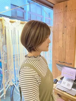 ショート カラー 髪質改善 🧶小林賢人のヘアスタイル