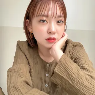 ショート カラー 🪭risa 暖色/レイヤー🪭のヘアスタイル