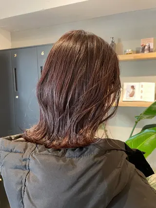 ミディアム カラー SALOWIN下北沢所属・hazuki 🌝のヘアスタイル