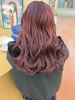 ロング カラー 矢場町/栄/上前津/ 佐藤祐希のヘアスタイル