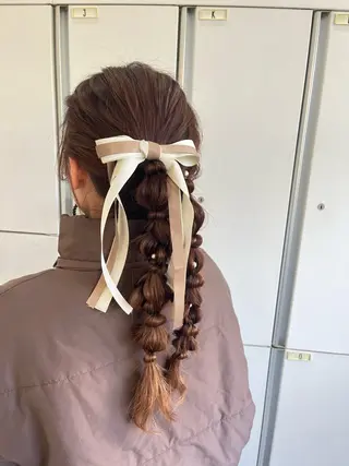 ロング ヘアアレンジ 🫧松尾彩舞樹🫧 アレンジ/艶カラー✨のヘアスタイル