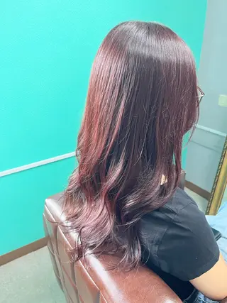 ロング カラー ASIA所属・🌺ASIA🌺 福留のヘアスタイル