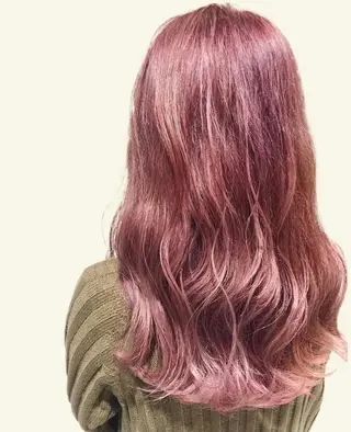 ロング カラー ケアブリーチ /髪質 改善/古橋圭史郎のヘアスタイル