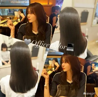 ロング noa Hair Design所属・💞Yuu/艶髪/ 韓国ヘア🇰🇷のヘアスタイル