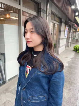 ロング カラー 高橋 みく/ minim 暖色のヘアスタイル