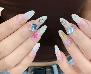 ネイル By moonネイル 🌷ワンホン/韓国風のネイルデザイン