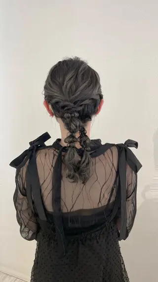 セミロング 倉地 更彩のヘアスタイル