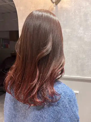 セミロング カラー 🧸 山下 礼華 🧸のヘアスタイル