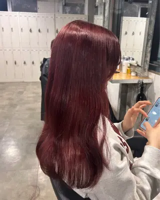 ロング IS所属・横浜美容室/透明感 カラー/レイヤーのヘアスタイル