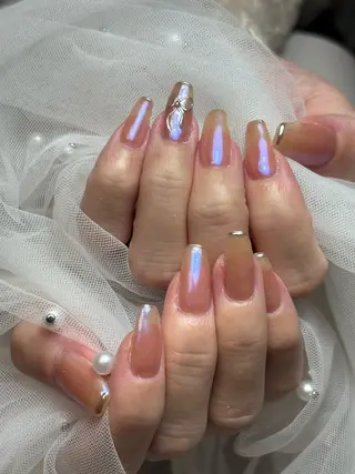 ネイル 三本 綾奈のネイルデザイン