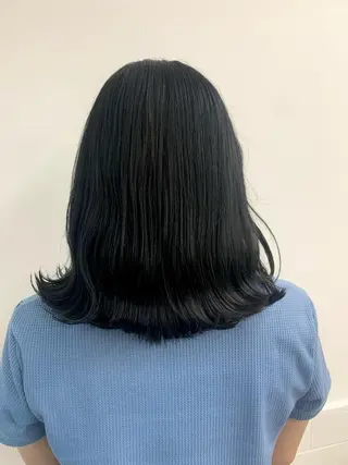 カラー 美髪縮毛矯正🫧 艶カラー/スズカのヘアスタイル
