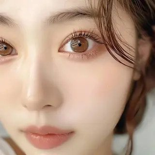 マツエク・マツパ 艶髪カラー💙ྀི/ アイ兼任👀/ミナルのマツエク・マツパデザイン