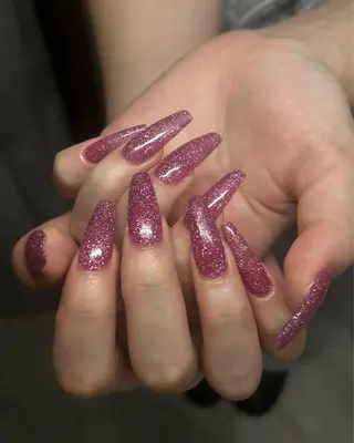 ネイル Haluca 長さ出し🍀のネイルデザイン