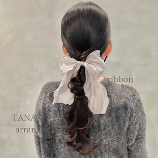 ヘアアレンジ charm《銀座》 ヘアセット/縮毛矯正のヘアスタイル