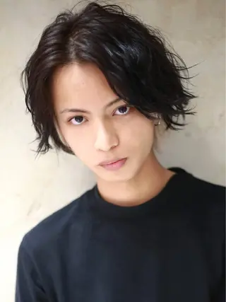 ショート ミディアム カラー ヘアアレンジ メンズ Soleria /ソレリア所属・Soleria 田中慎一のヘアスタイル