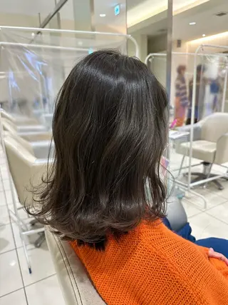 ミディアム カラー MODE K's eau松下仁美のヘアスタイル