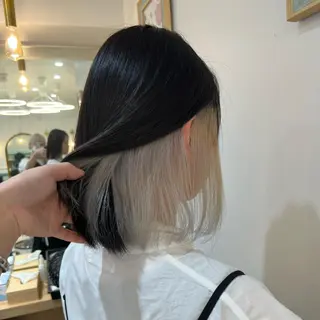 ショート カラー 🩶sayumi🩶 ボブ/美髪矯正/柏のヘアスタイル