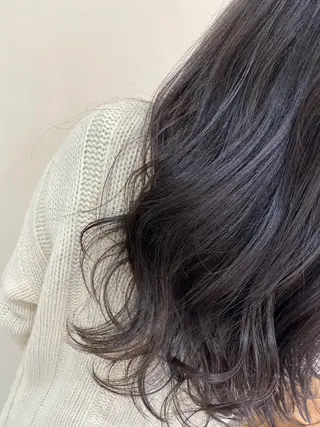 ロング カラー 銀座メンズ専門🖤 小島奈々のヘアスタイル