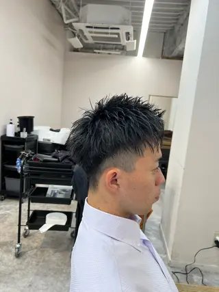 ショート メンズ DIECESHIBUYA.所属・メンズ似合わせ/ ビジネスヘア/比嘉のヘアスタイル