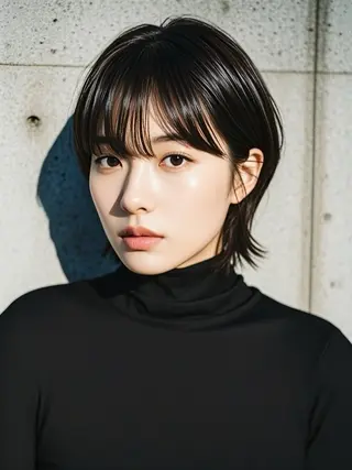 ショート ウルフカット 811 大阪梅田 ウルフのヘアスタイル