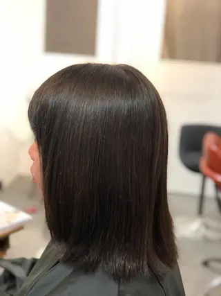 ミディアム カラー 髪質改善　ナカゾノ タケシのヘアスタイル