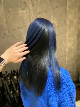 ロング カラー 🍒ブリーチカラー 🍊暖水 まりあのヘアスタイル