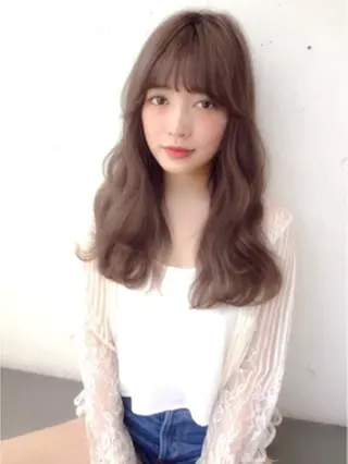 ロング カラー 遠藤 眞実のヘアスタイル