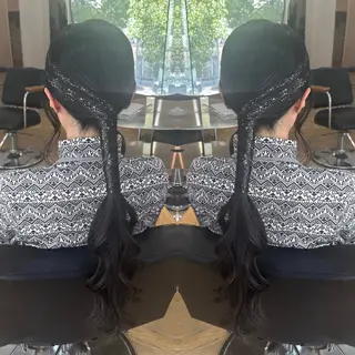 ロング ヘアアレンジ ☻モエカ/ハイトーン アレンジ☻のヘアスタイル