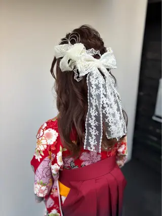 セミロング ヘアアレンジ ducha所属・DUCHA Tomida naoのヘアスタイル