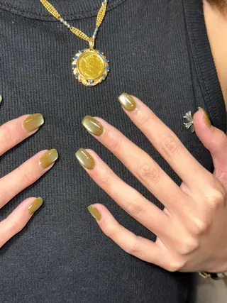 ネイル Momoka 🍑🎀のネイルデザイン