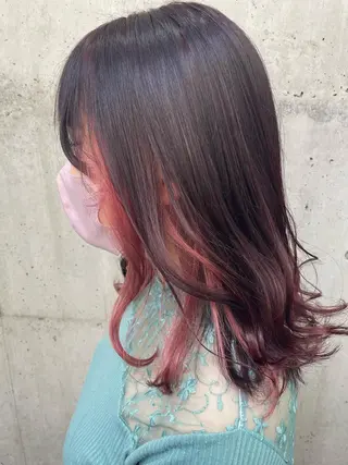 ミディアム カラー INCE HAIR 梅田 長町 至のヘアスタイル