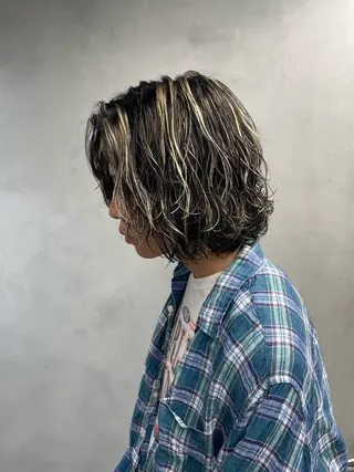 カラー パーマ メンズ fifth リュウセイのヘアスタイル