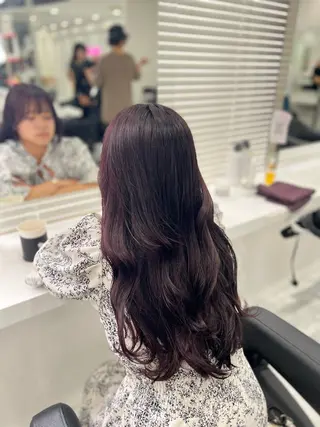 カラー ブリーチなし透明感 💗RYOTAのヘアスタイル